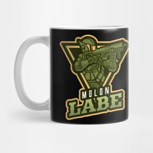 The Military With A Rifle Mug